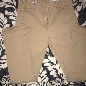 Khakis by gap size 0 skinny mini